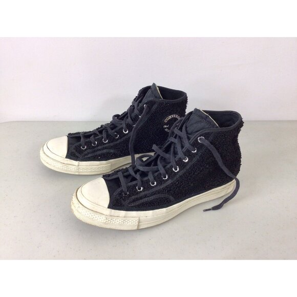 Converse Chuck Taylor High Tops Shoes Shearling Fleece Mens 10 - Picture 3 of 10